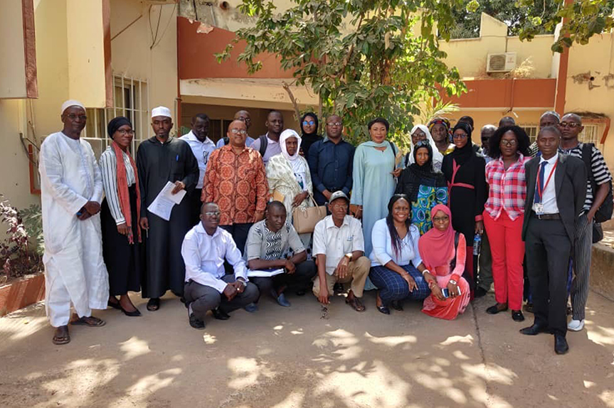 Participants from ICNL's February 2020 three-day consultative meeting in Banjul-The Gambia on the country’s new NGO bill. (Photo: ICNL)