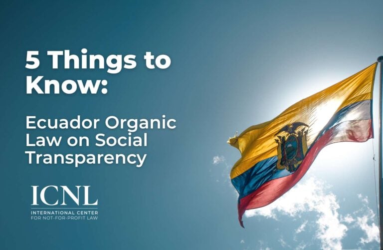 Five Things to Know: Ecuador’s 2025 Organic Law on Social Transparency