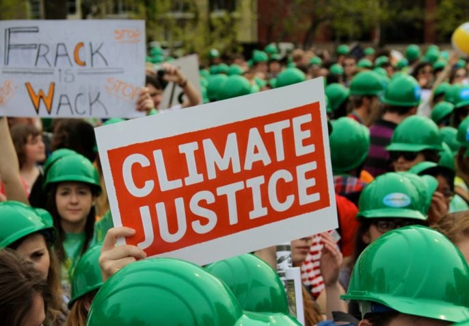 Climate justice protest. (Photo: Linh Do/Flickr)