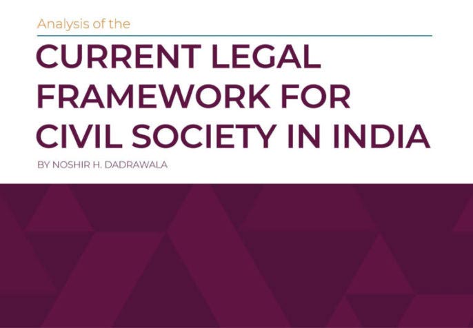 Analysis of the Current Legal Framework for Civil Society in India