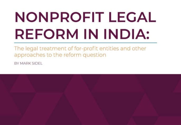 Nonprofit Legal Reform in India