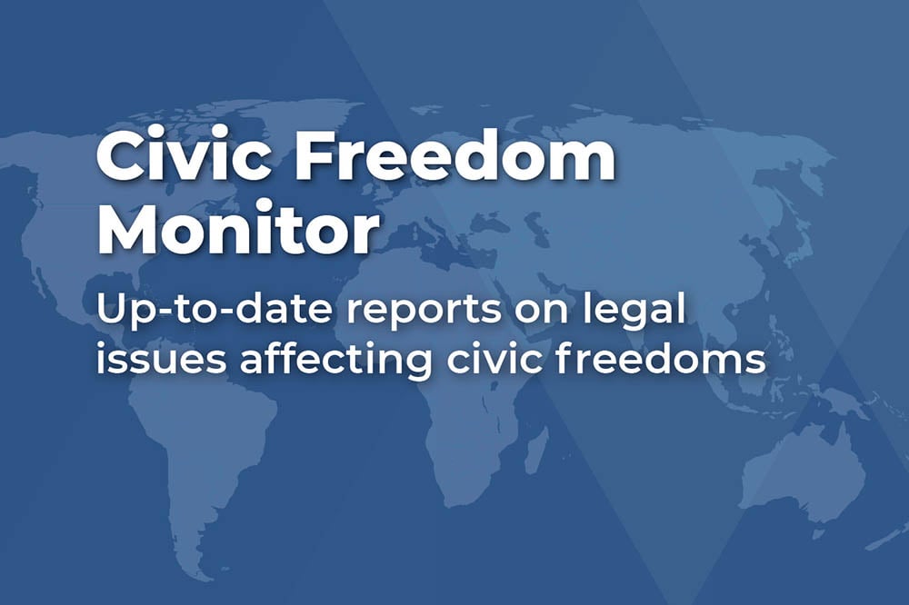 Civic Freedom Monitor Cover Image