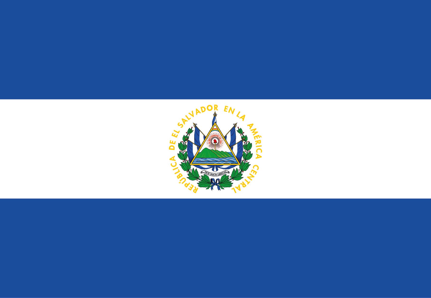 Flag of El Salvador (Graphic Credit: Wikimedia)