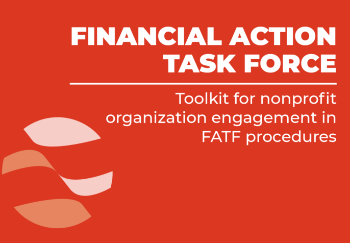 Financial Action Task Force Toolkit: A resource for nonprofit organization engagement in FATF procedures. (Graphic: Jeff Vize/ICNL)