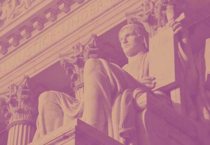 Statue by U.S. Supreme court. Mark Fischer is licensed under CC BY-SA 2.0.