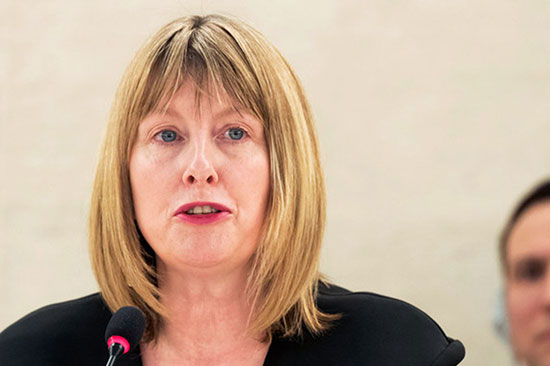Fionnuala Ni Aolain 550x366 UN Special Rapporteur Fionnuala Ni Aolain (photo credit: United Nations photo)