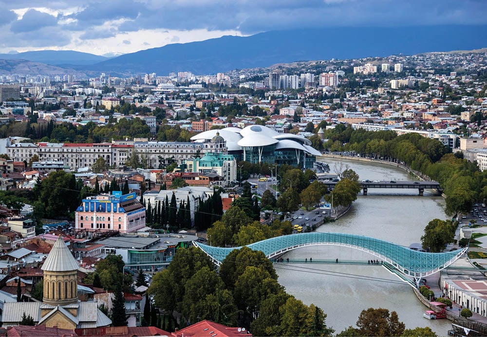 Tblisi Peace Bridge Mostafa Meraji via Unsplash