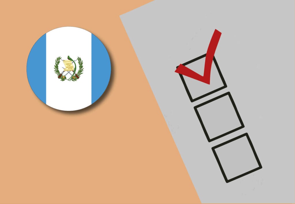 Image of checkboxes with the Guatemalan flag