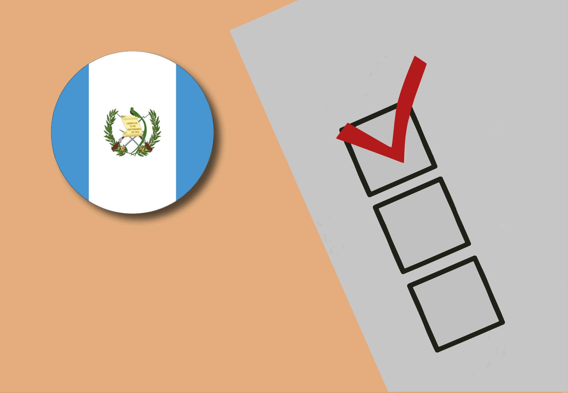 Image of checkboxes with the Guatemalan flag