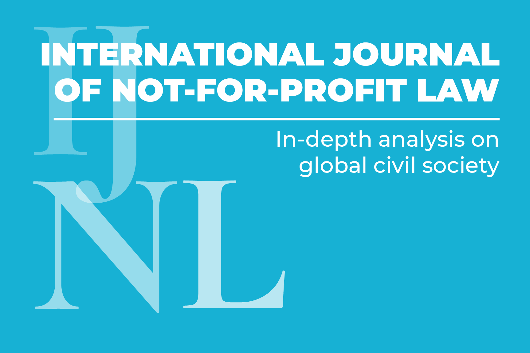 ICNL's International Journal for Not-for-Profit Law - landing page button