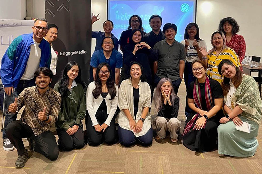 Group photo from the ICNL-EngageMedia capacity-building session