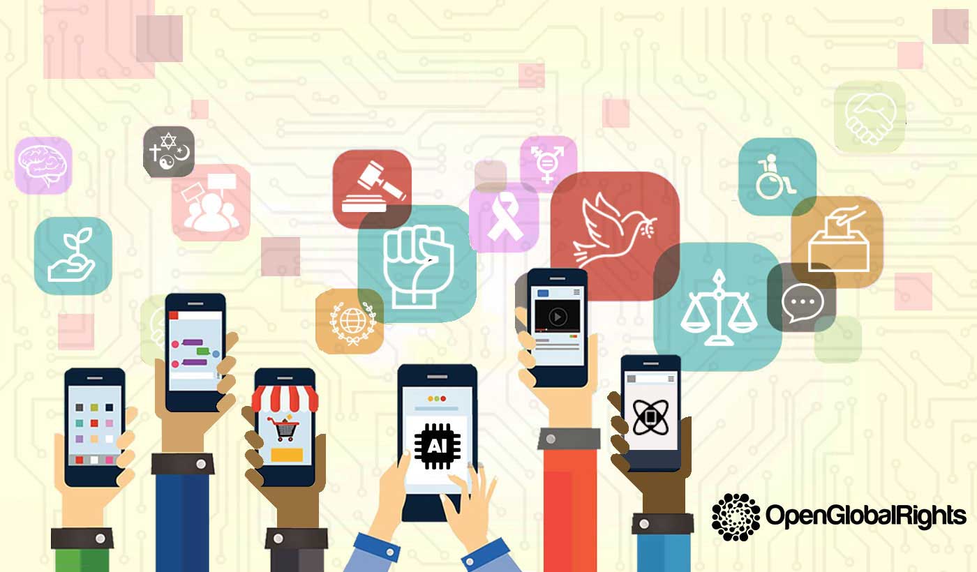 VR for medical and healthcare graphic for AI in Civic Space article (Graphic Source: OpenGlobalRights)