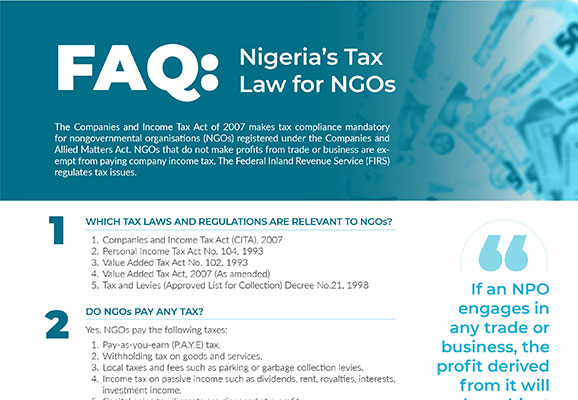 Nigeria FAQ - Tax Law for NGOs final