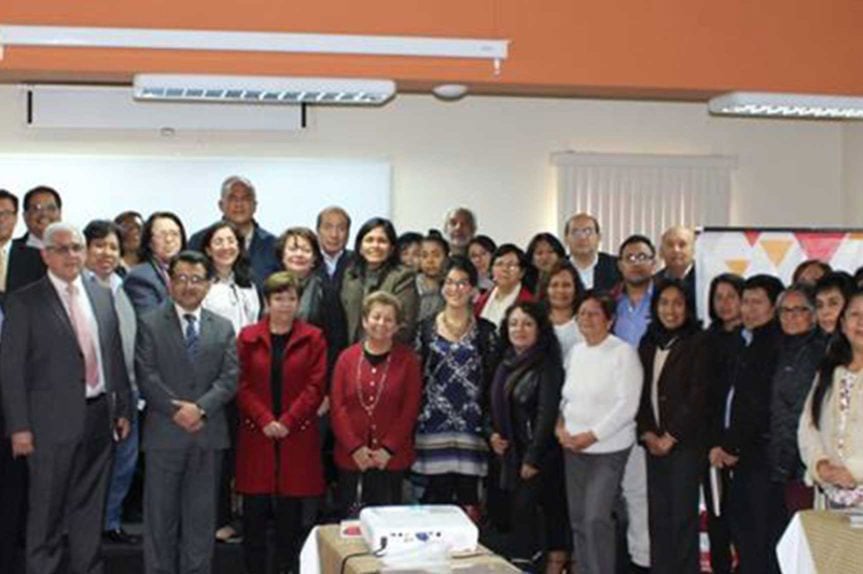 Peruvian NGOs and APCI officials met to discuss improvements needed to the registration process” Lima, Peru. July, 2018. (Credit: Asociacion Nacional de Centros - ANC)