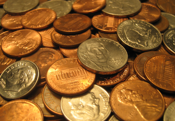 U.S. coins (Photo: Skeeze/Pixabay)