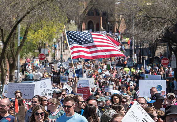 In 2018, ICNL convened a group of organizations to address the growing trend of anti-protest laws in the United States. (photo credit: Joe Brusky)