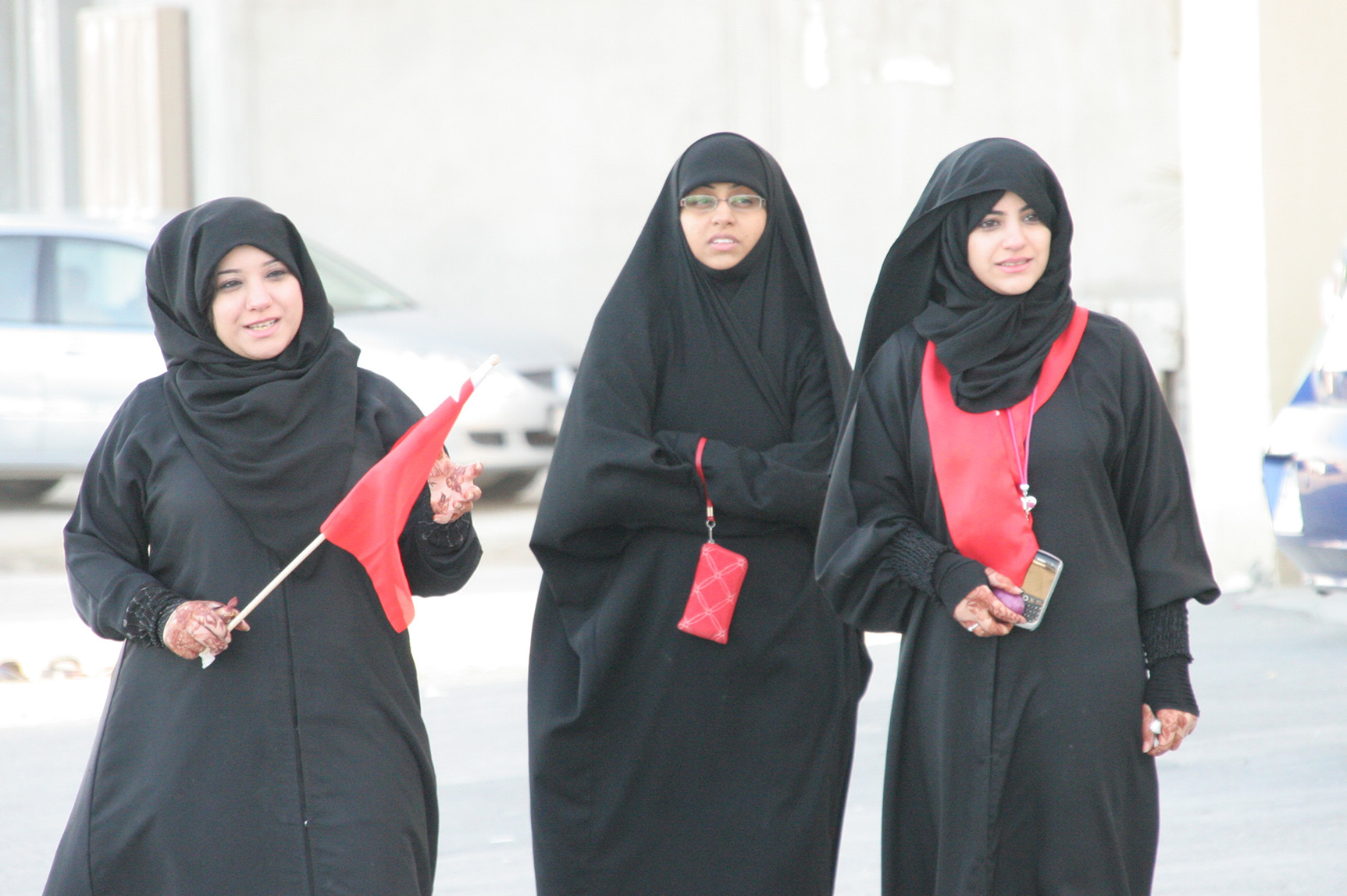 civic space in the persian gulf; Bahraini women during 2011 protests (Photo: Sara Hassan/Al Jazeera English)