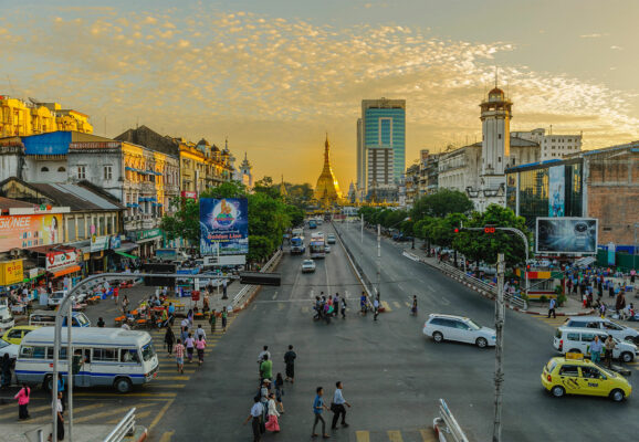 Yangon (West), Yangon, Myanmar (Birma) February 2021 (credit Alexander Schimmeck)