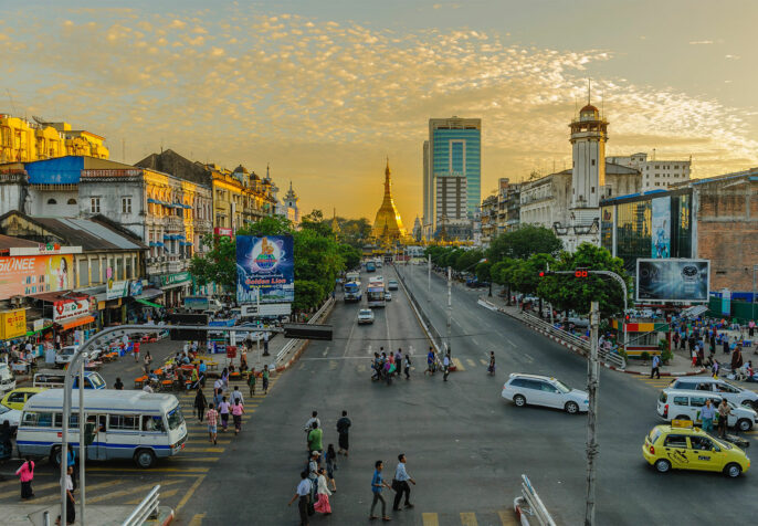 Yangon (West), Yangon, Myanmar (Birma) February 2021 (credit Alexander Schimmeck)