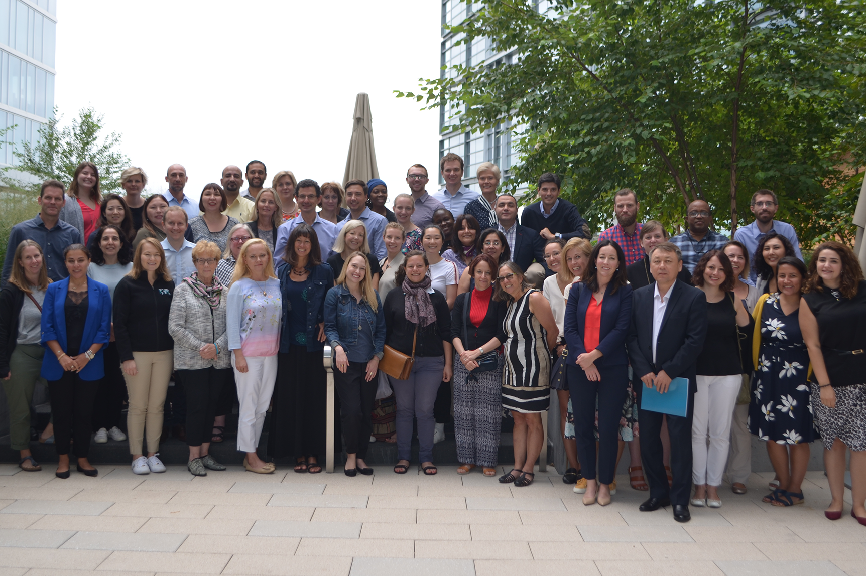 All staff photo from a 2019 ICNL Alliance retreat in Washington, DC (Photo: ICNL)