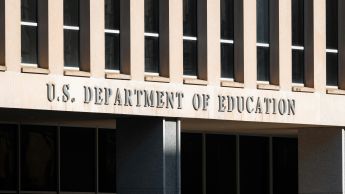 Photo of the facade of thew US Department of Education