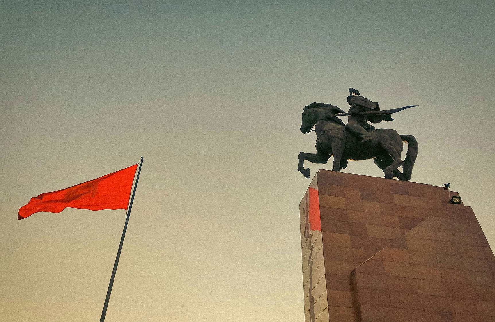 Statue in Kyrgyzstan