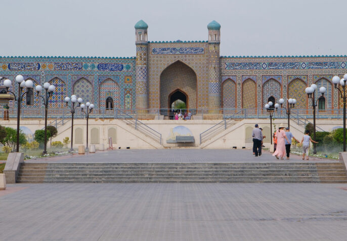 Building in Republic of Uzbekistan, via upsplash.