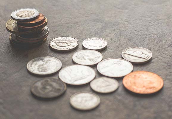 Assorted coins (photo credit: Steve Johnson/Unsplash)