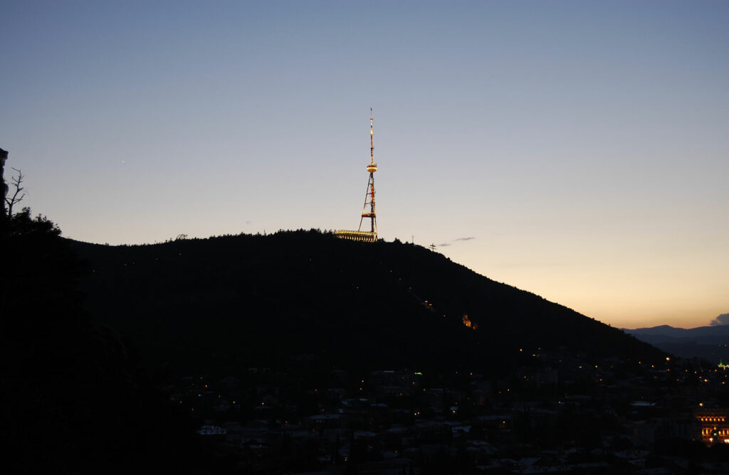 TV Broadcasting Tower - image credit Andrzej Wojtowicz via Flickr, Georgia's broadcasting law amendments.