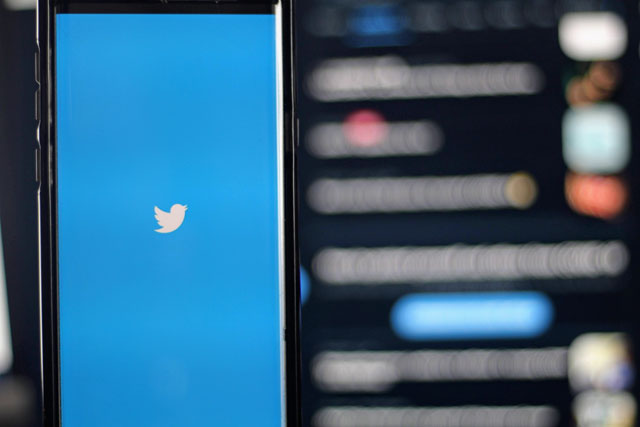 Twitter on mobile phone (credit: unsplash.com)