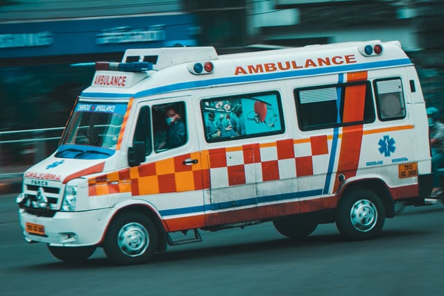 india ambulance (credit: unsplash.com)