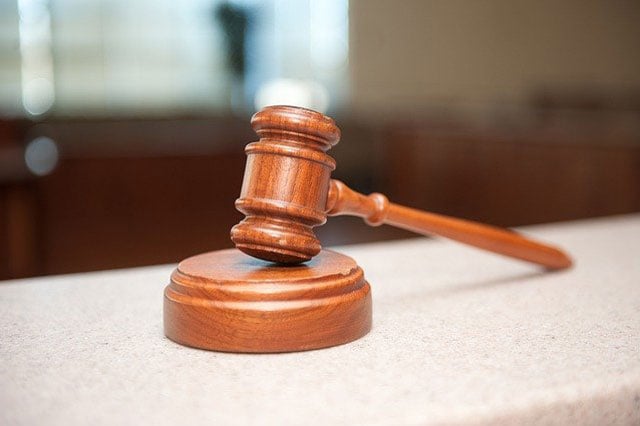 SLAPPS; gavel in court room (photo credit: pixabay.com)