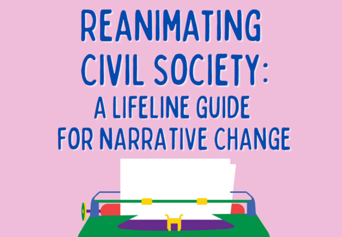 Renaming Civil Society: A Lifeline Guide for Narrative Change (cover of guide/Credit: Lifeline)