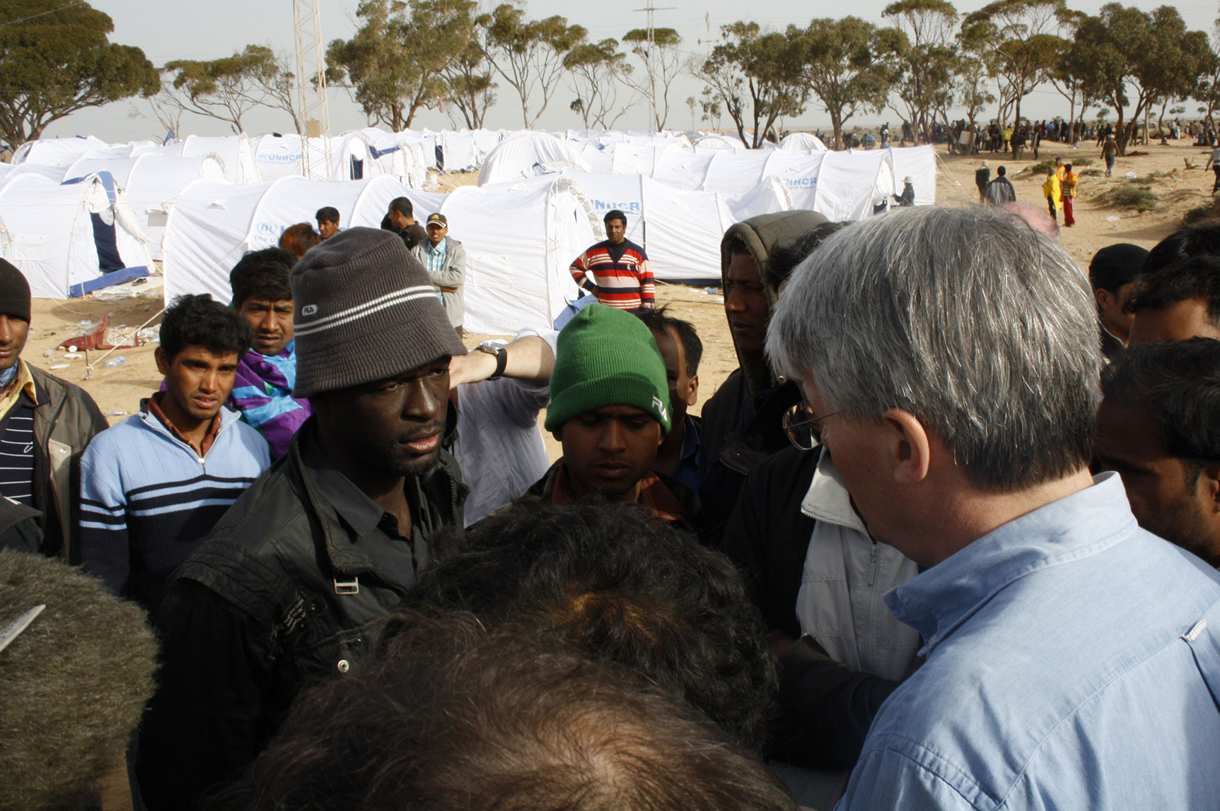 International Migration Review Forum; migrant camp, photo credit DFID via flicker