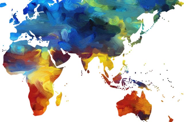 map of Aisa in paint (photo credit: pixabay.com)