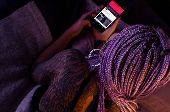 girl on phone (credit: unsplash.com)