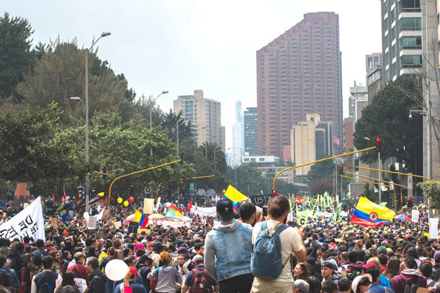 protest Colombia (credit: unsplash.com)