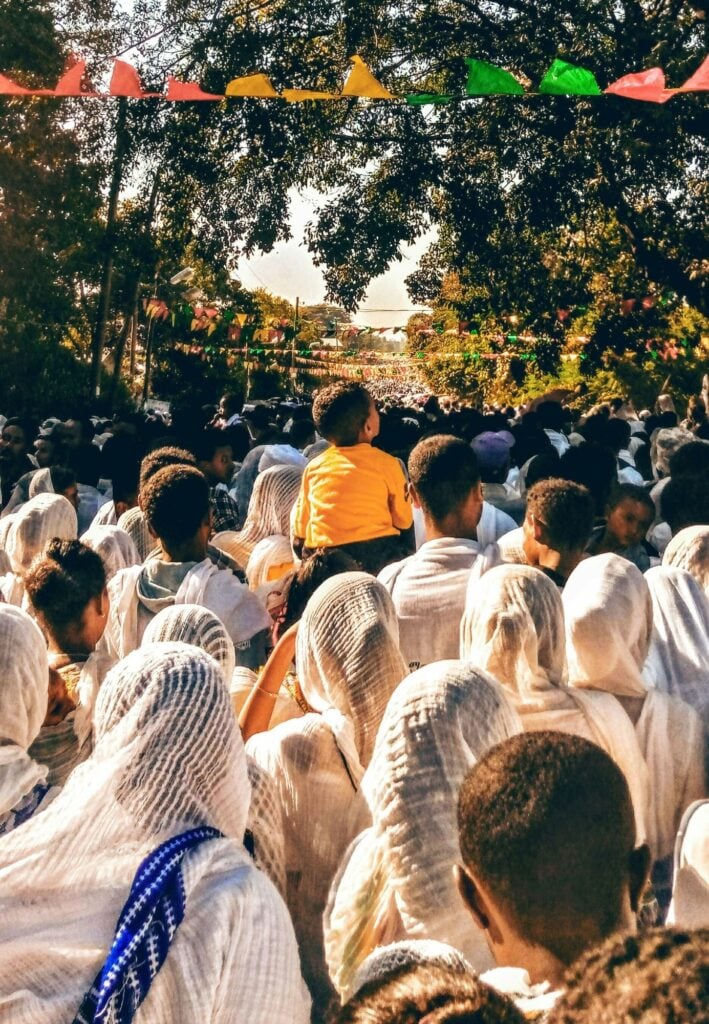 People gathering on the streets of Bahir Dar, Ethiopia.  Photo by AYG via Unsplash